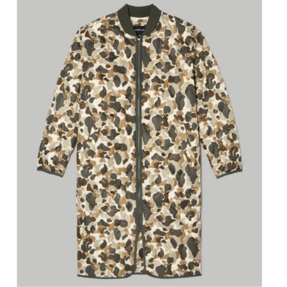 57. Evelane $195 THE RENEW LONG LINER in camouflage - Picture 2 of 3